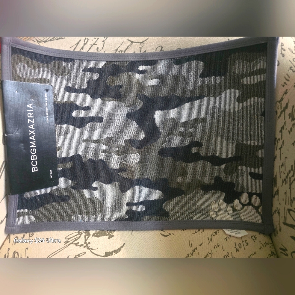 DOG MAT GRAY CAMO New